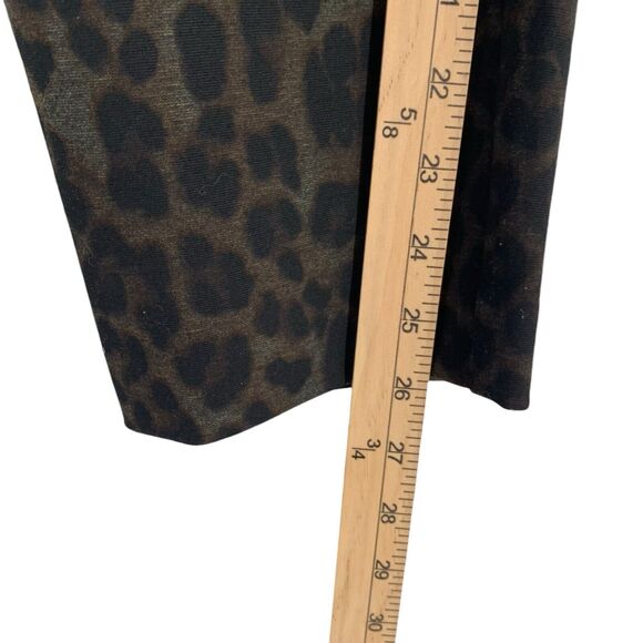 Soft Surroundings Once a Leopard Print Ponte Pants XL Petite - Picture 6 of 11